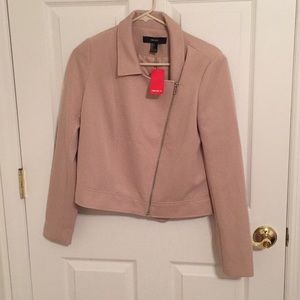 Light pink/tan colored lightweight jacket